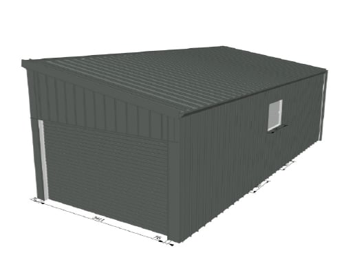 Stratco custom garage for House 4 on The Block 2025