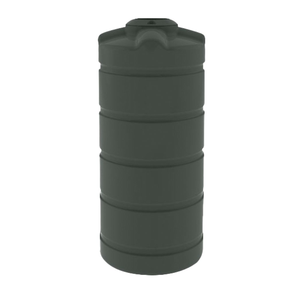 Poly Tank Round 1000L Gun Metal Grey